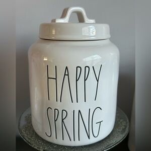 Rae Dunn'Happy Spring' Canister